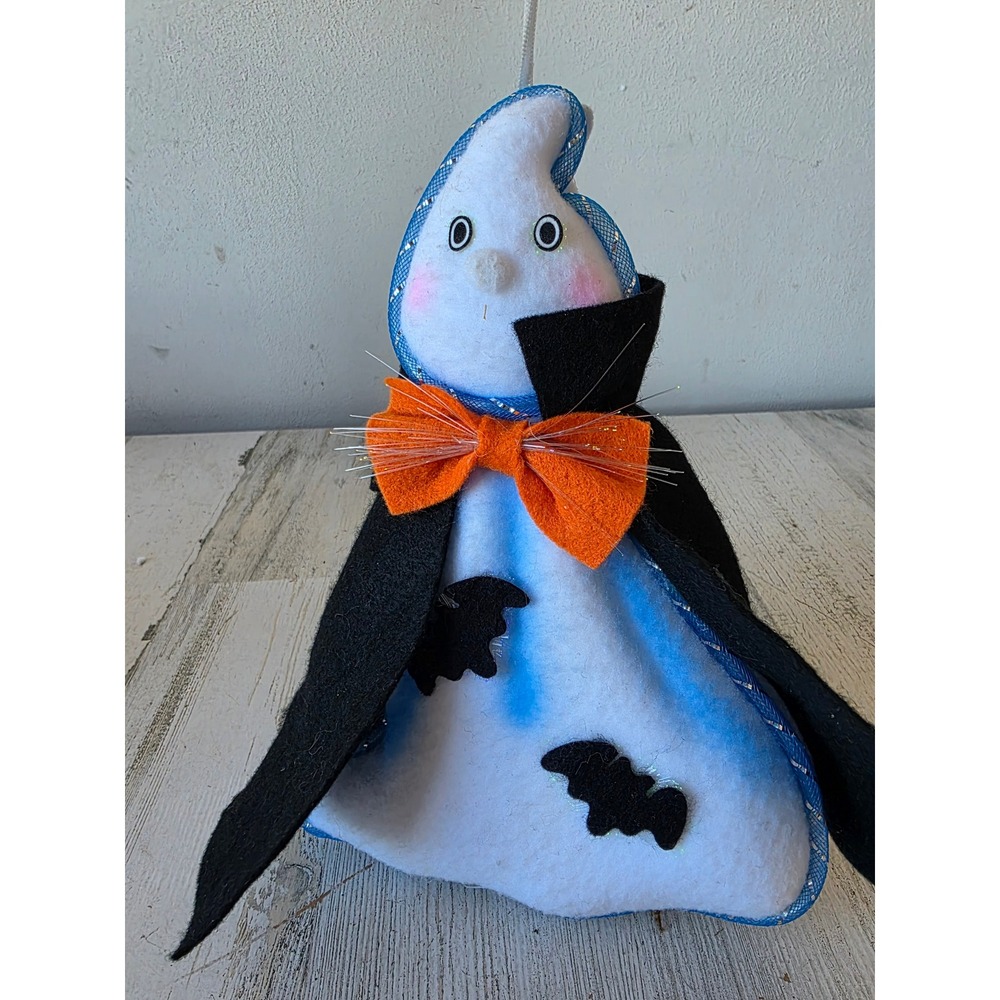 Hanging fiber optic ghost‎ Dracula bat light up Halloween decor unique item
